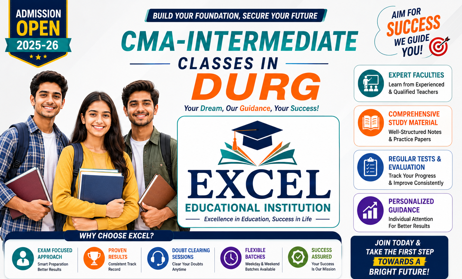 Best CMA Intermediate Classes in Durg